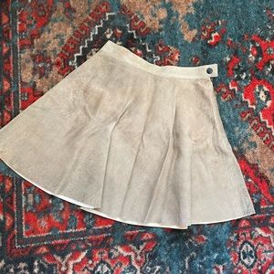 American Apparel Genuine Leather Circle Skirt